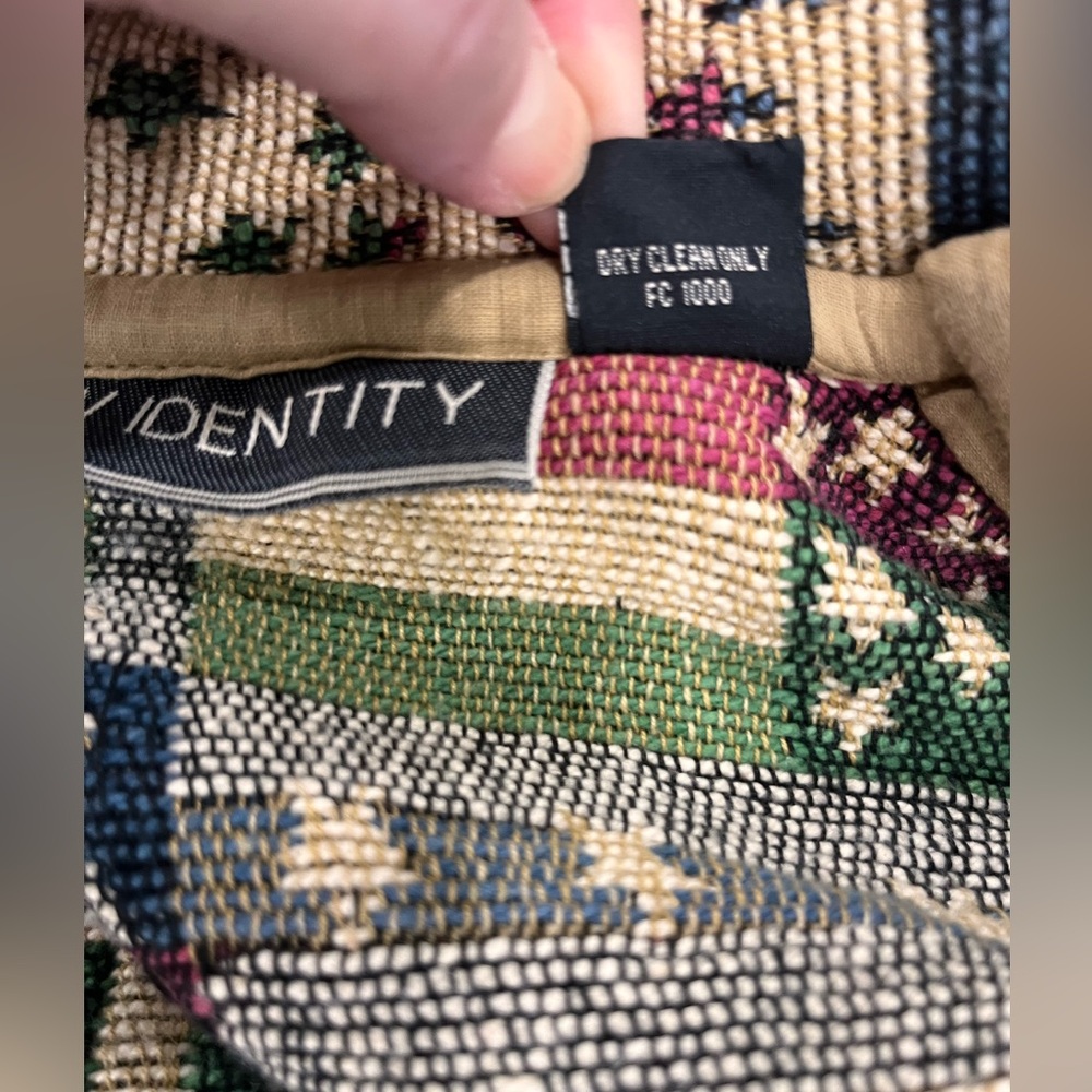 Tapestry style New identity southwestern patriotic cropped jacket-MP - Picture 9 of 11